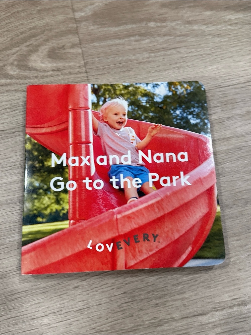 Lovevery Max and Nana Go to the Park - Red Board Book